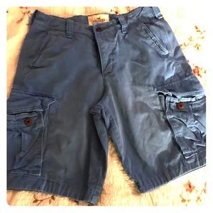 Hollister button fly cargo shorts